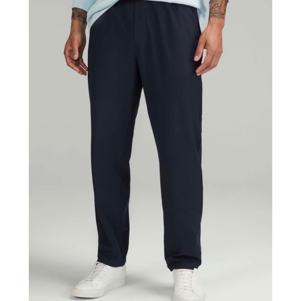 Lululemon ABC Pull-On Pant Mens Navy Blue Straight Leg Technical Pants Large